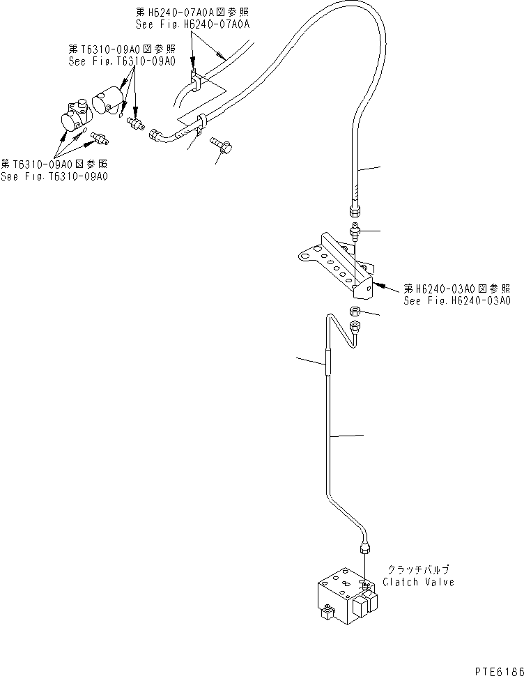 Шланг 22T-61-21530 KOMATSU