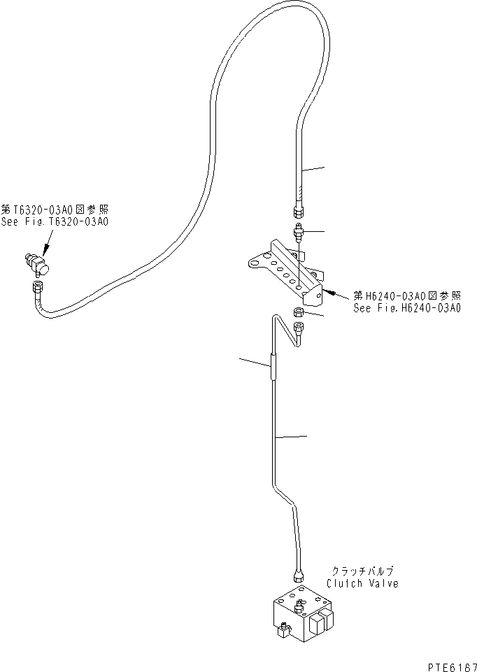 Шланг 22T-61-21522 KOMATSU