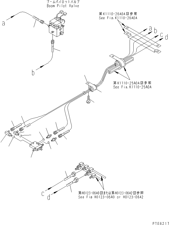HOSE,NO.18 22T-61-21410 KOMATSU