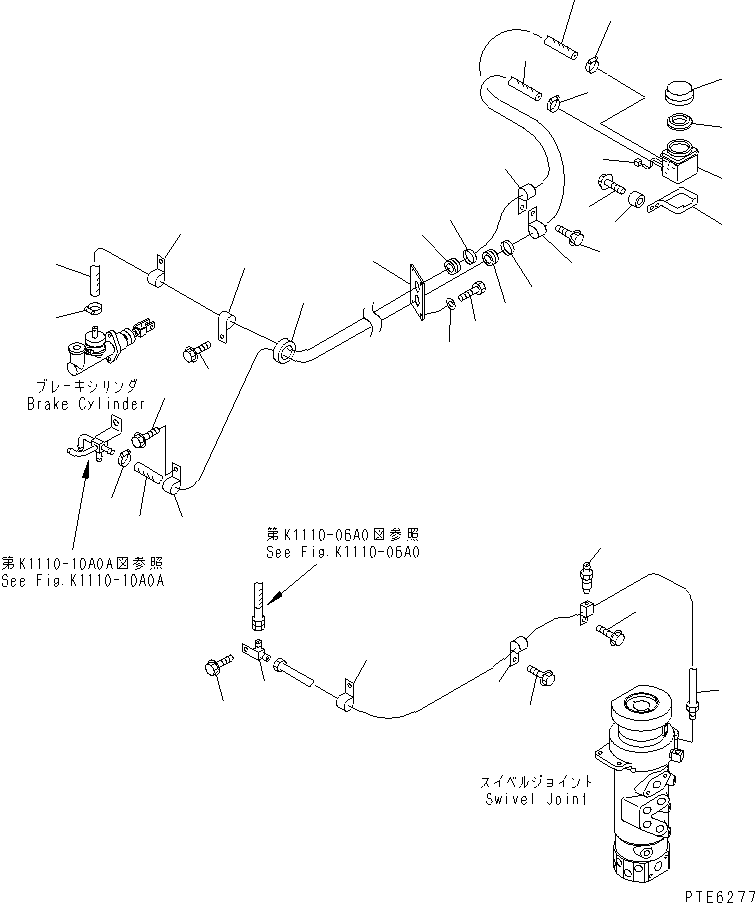 Шланг 22T-43-24250 KOMATSU