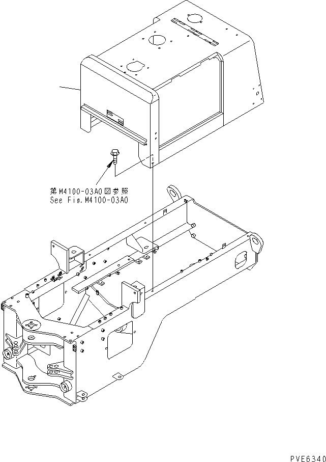 Капот 417-54-22640 KOMATSU