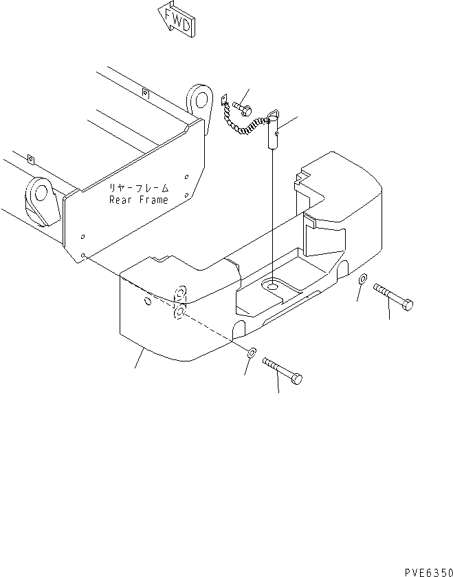 WEIGHT, 1210KG 417-46-25170 KOMATSU