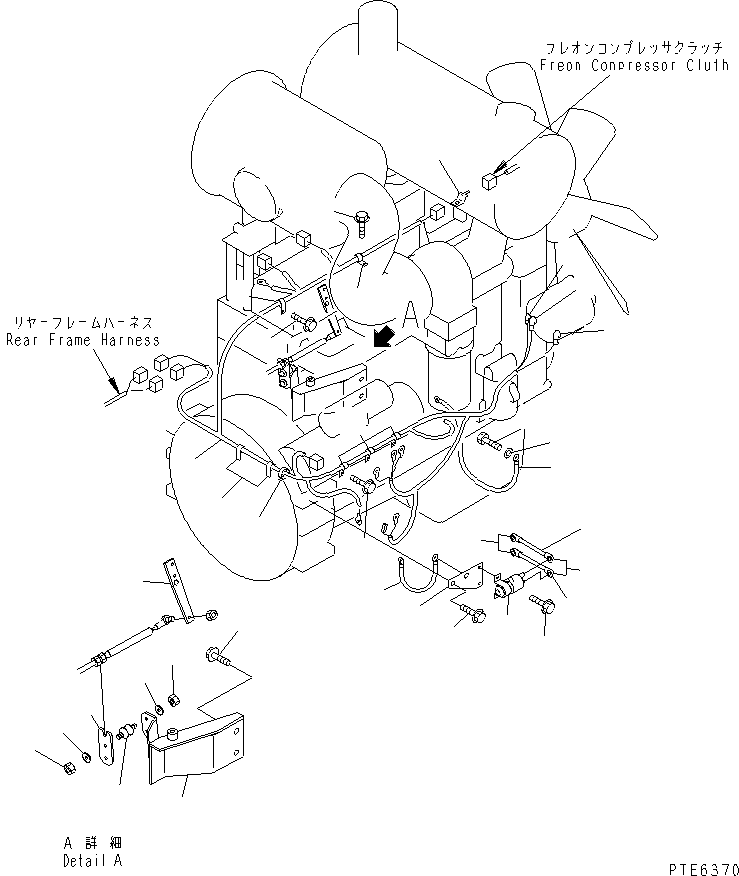 Кабель 421-06-22630 KOMATSU