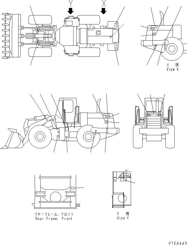 Табличка смазки 424-93-21230 KOMATSU