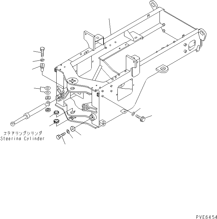 Задняя рама 417-975-2230 KOMATSU