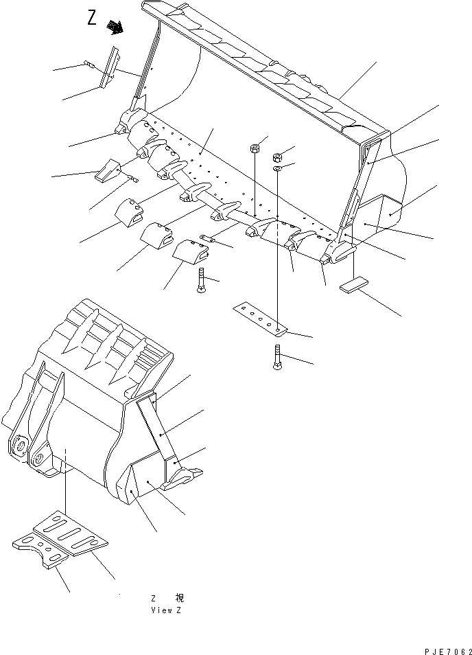 Ковш 428-V65-1111 KOMATSU