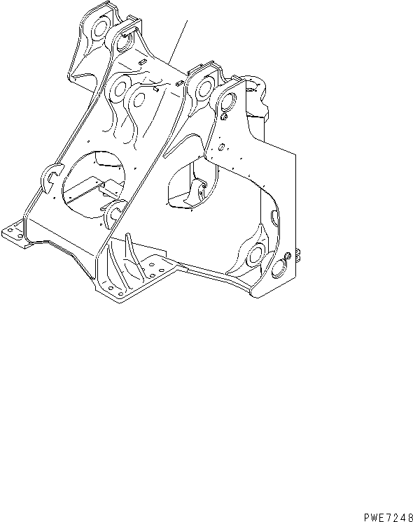 FRAME,FRONT 426-877-2271 KOMATSU
