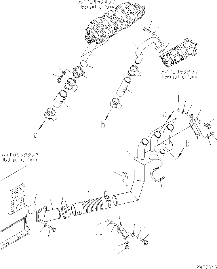 Трубка 426-62-23133 KOMATSU