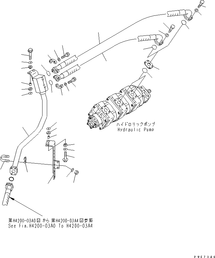 Трубка 426-62-23162 KOMATSU