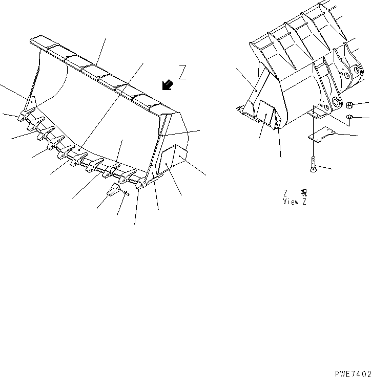 Пластина (сварная) 426-T67-2160 KOMATSU