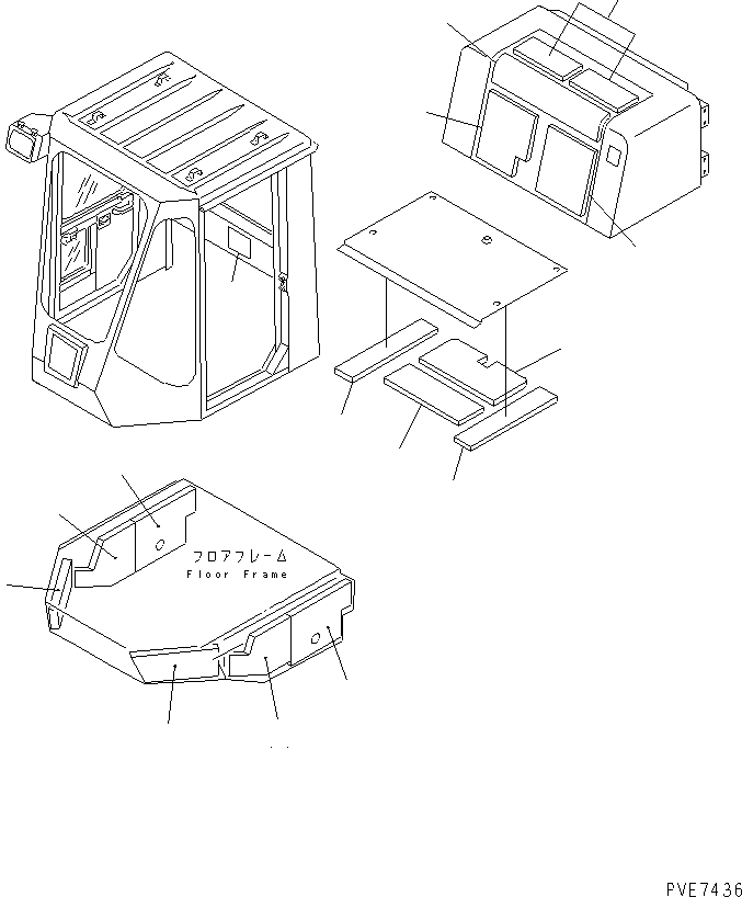 SHEET,L.H. 426-Z84-2480 KOMATSU