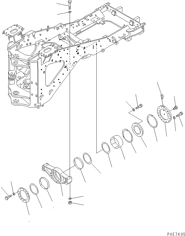 Упорная пластина \0\427-46-12170 KOMATSU