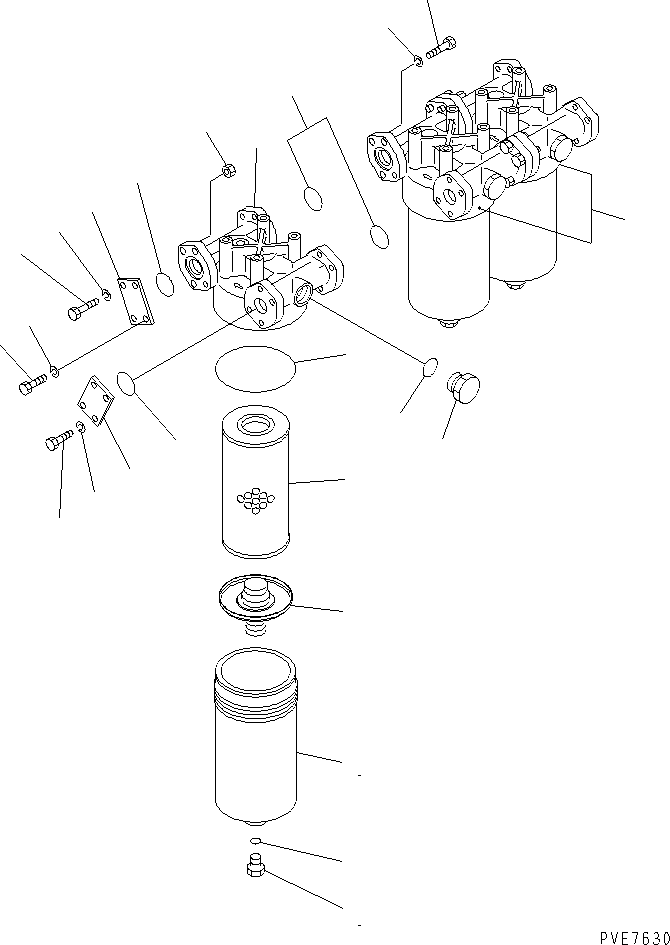 OIL FILTER ASS'Y 427-16-21710 KOMATSU