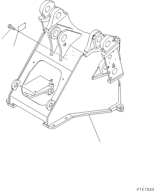 FRAME,FRONT (REWORK) 421-877-2410 KOMATSU