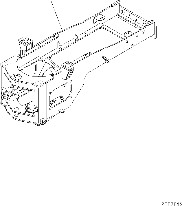 FRAME,REAR (REWORK) 421-974-2181 KOMATSU