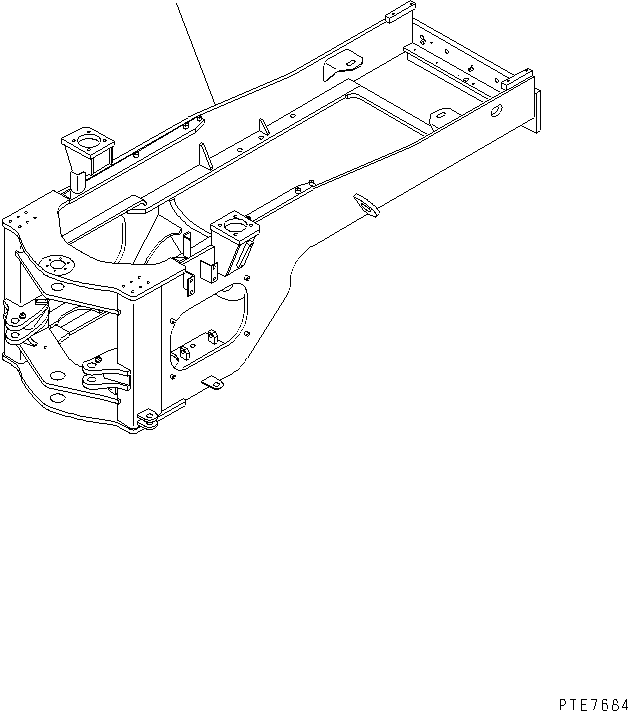FRAME,REAR (REWORK) 421-S95-3470 KOMATSU