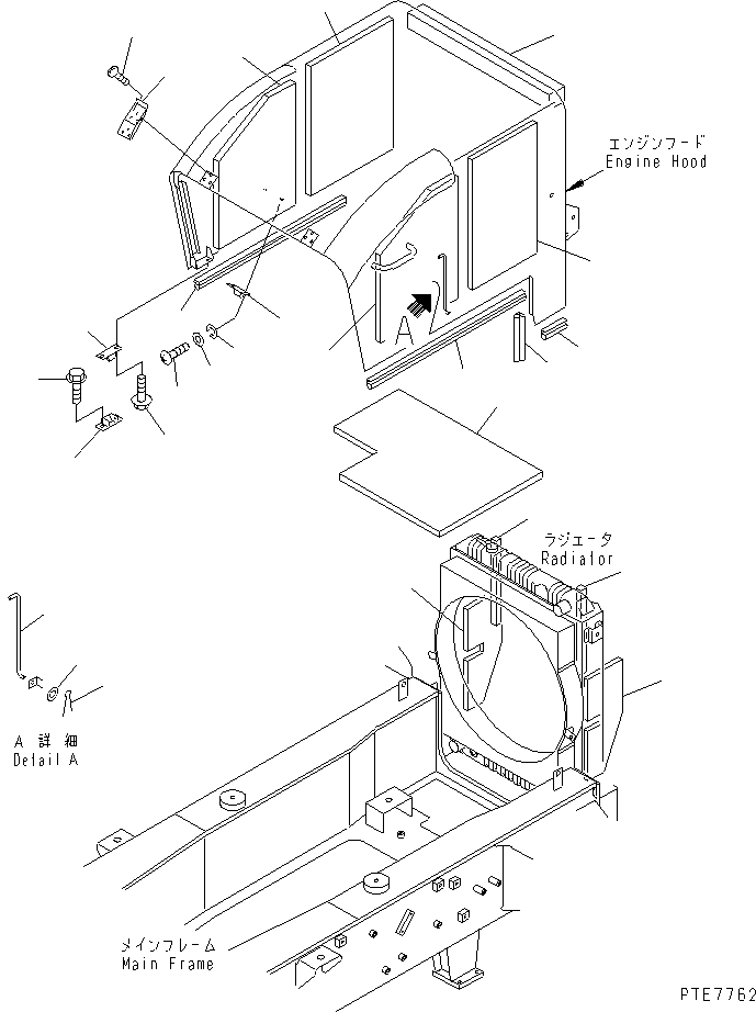 SHEET,R.H. 22T-54-25540 KOMATSU