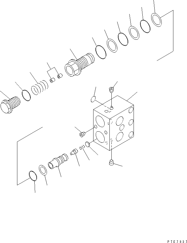 CYLINDER ASS'Y,TILT (23S-65-42100) KOMATSU