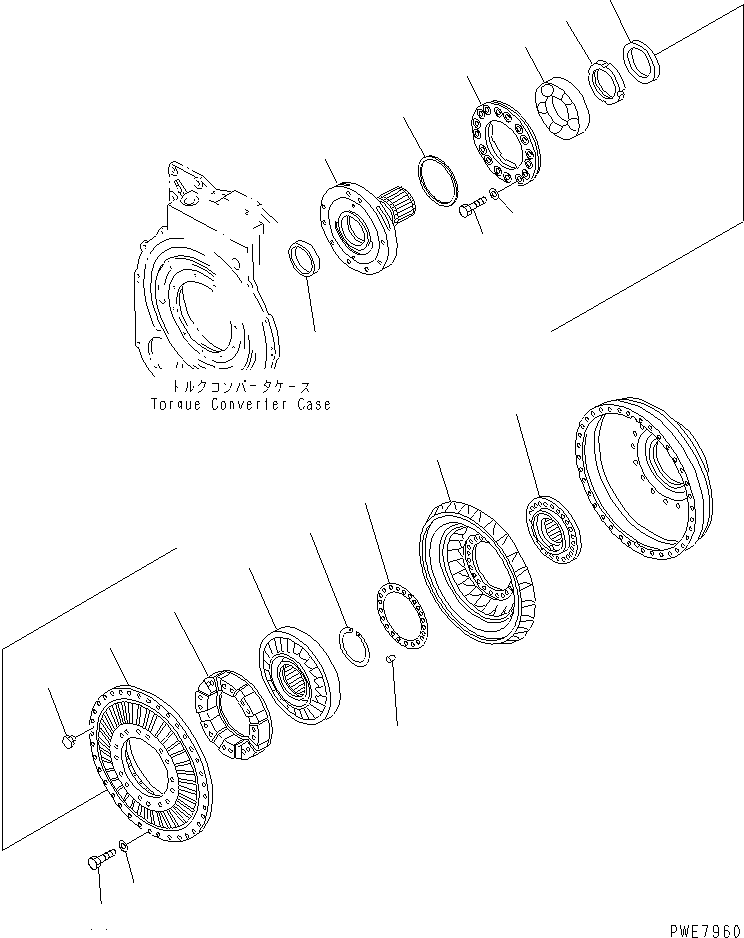 Гидротрансформатор в сборе 428-13-21000 KOMATSU