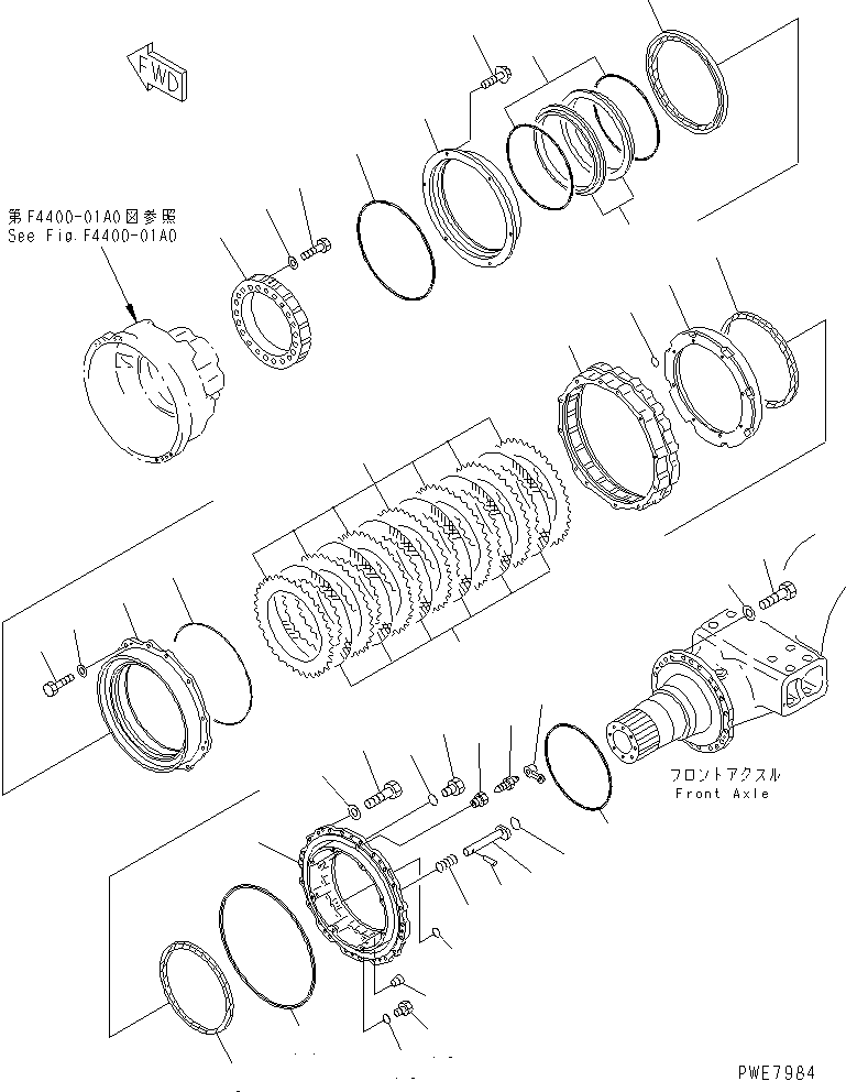 FINAL DRIVE ASS'Y,WITH BRAKE (428-22-14000) KOMATSU