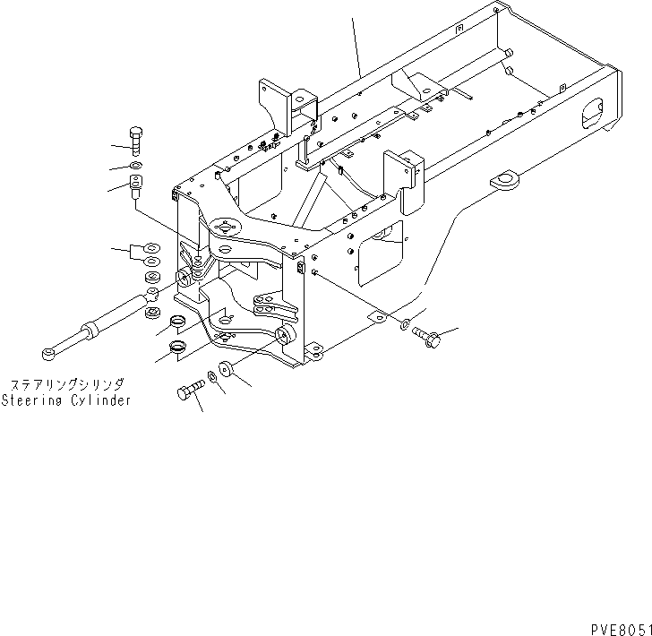 Пластина (сварная) 425-46-11J50 KOMATSU