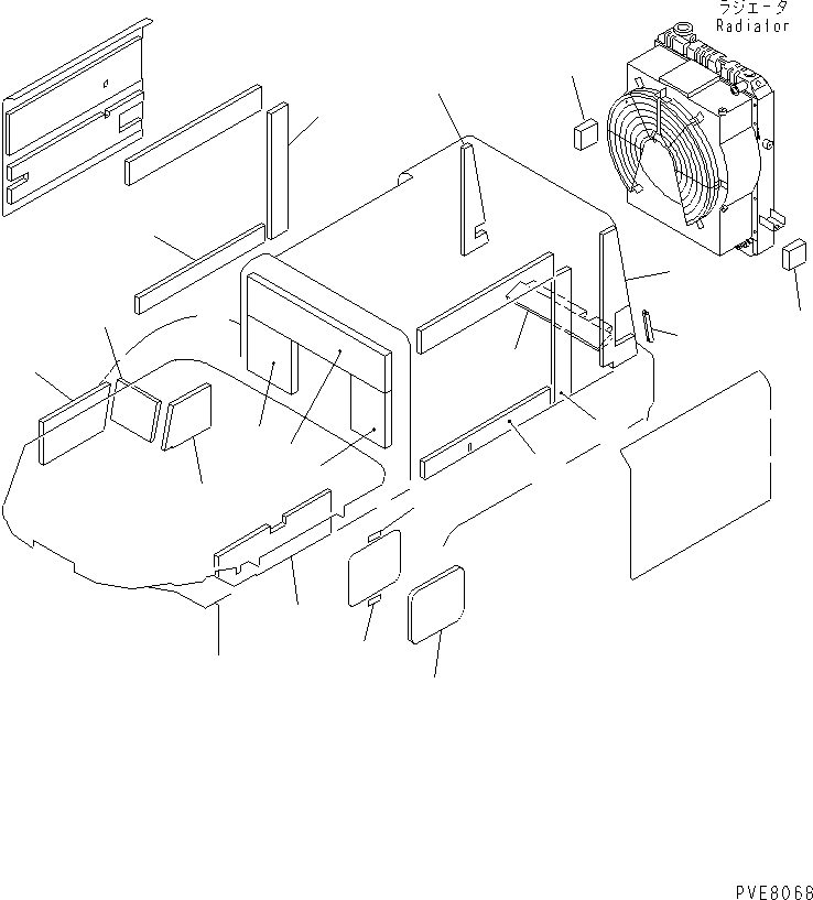 SHEET,R.H. 417-54-22650 KOMATSU