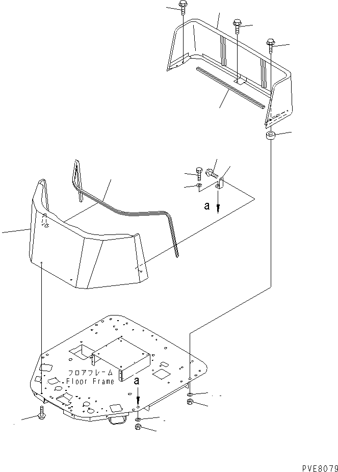 GUARD,REAR 415-54-26121 KOMATSU