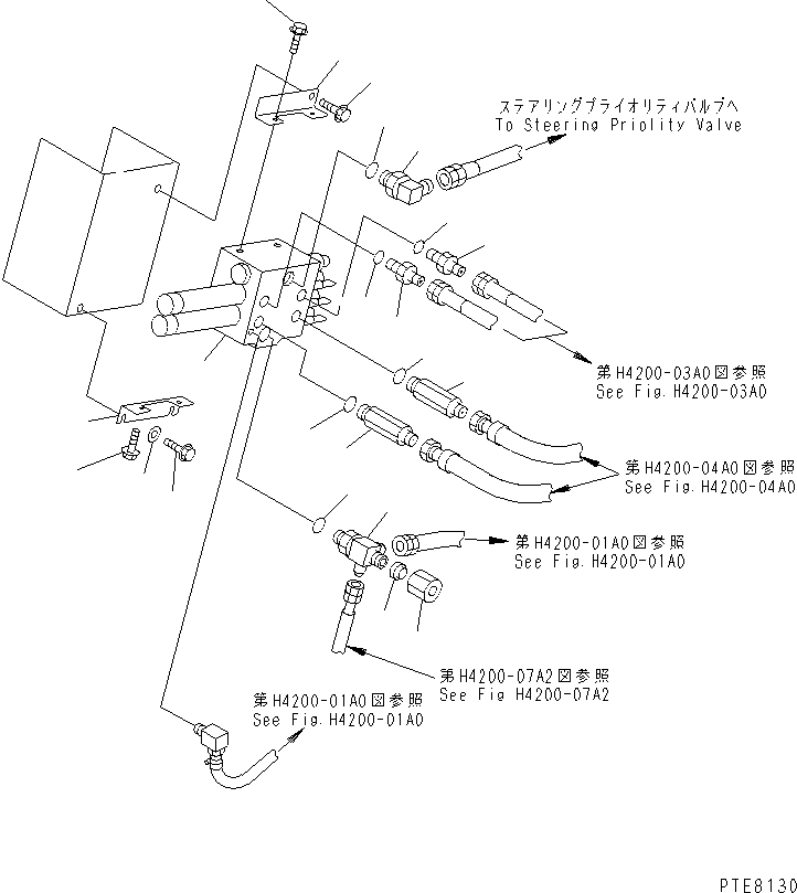 Управляющий клапан (700-82-83005) KOMATSU