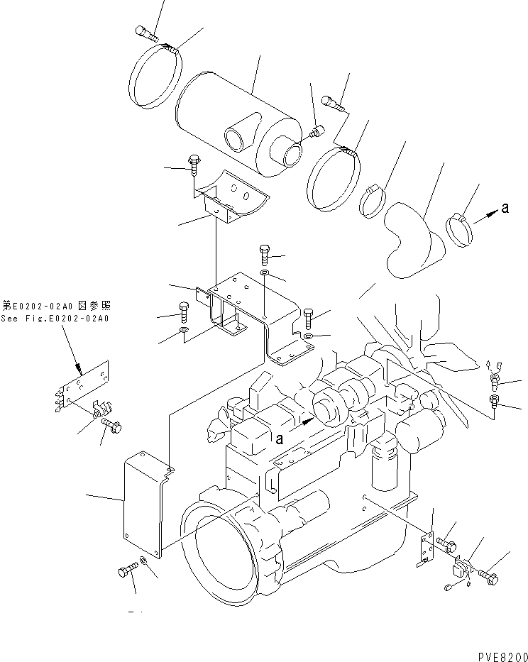 BODY,AIR CLEANER 6735-81-7510 KOMATSU