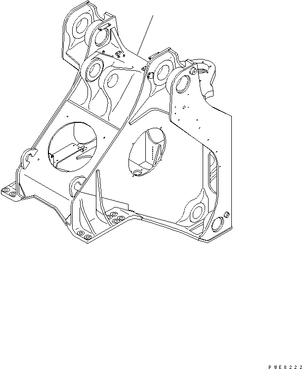 FRAME,FRONT 428-46-21110 KOMATSU