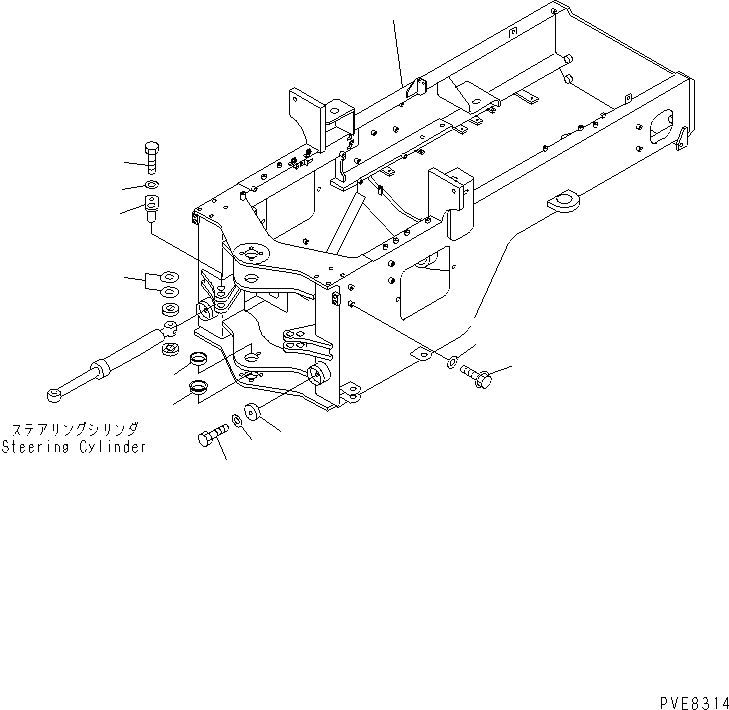 Пластина (сварная) 417-Z02-2150 KOMATSU