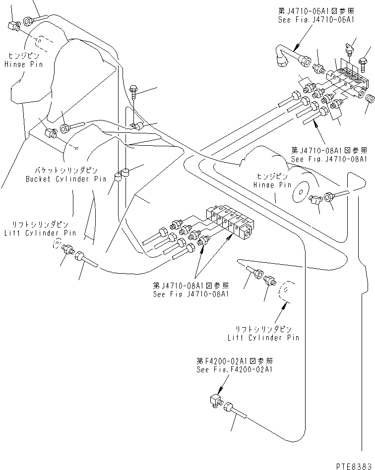TUBE,FRONT AXLE 418-S95-2440 KOMATSU
