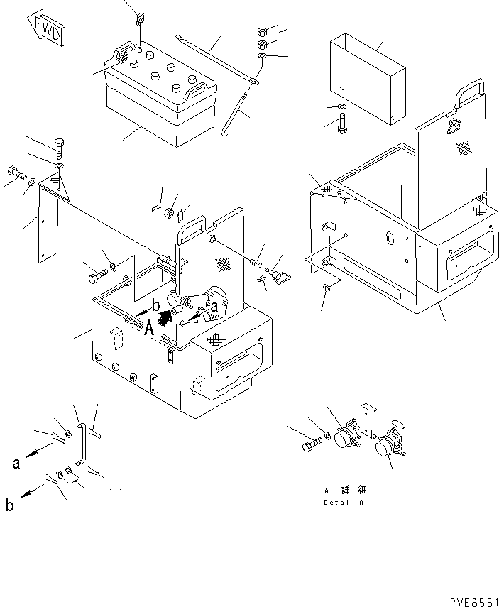 BOX,L.H. 426-06-11215 KOMATSU