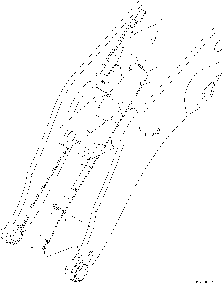 Трубка 427-S95-A470 KOMATSU