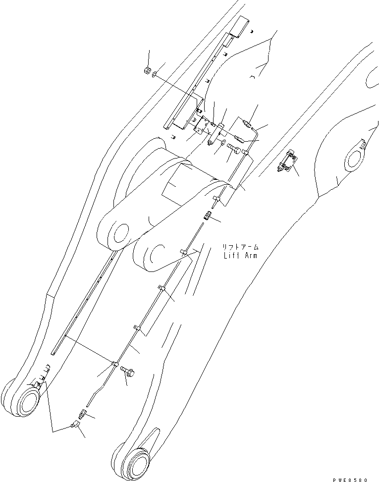 Кронштейн 427-S95-3271 KOMATSU