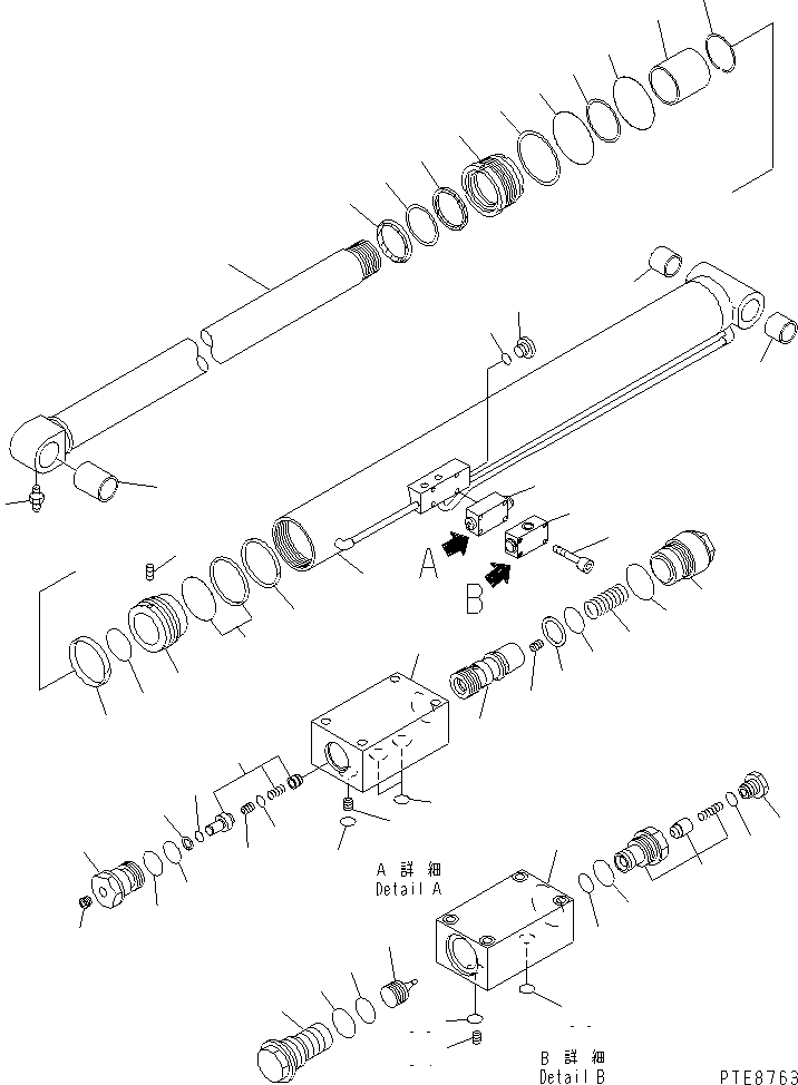 Обратный клапан 22T-65-11630 KOMATSU