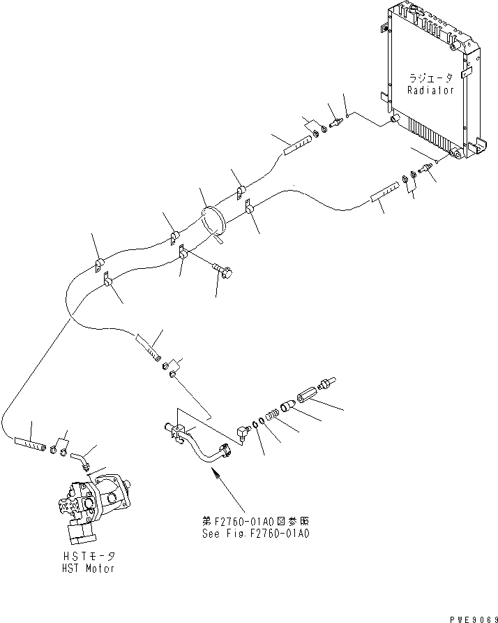 Шланг 415-18-21430 KOMATSU