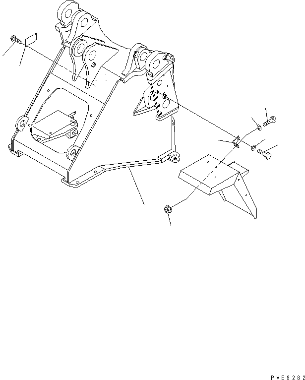 FRAME,FRONT 421-Z94-2103 KOMATSU