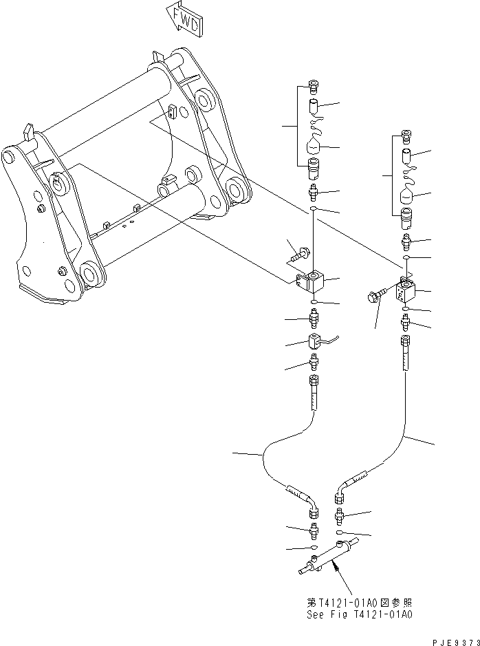 Блок левый 417-879-2650 KOMATSU