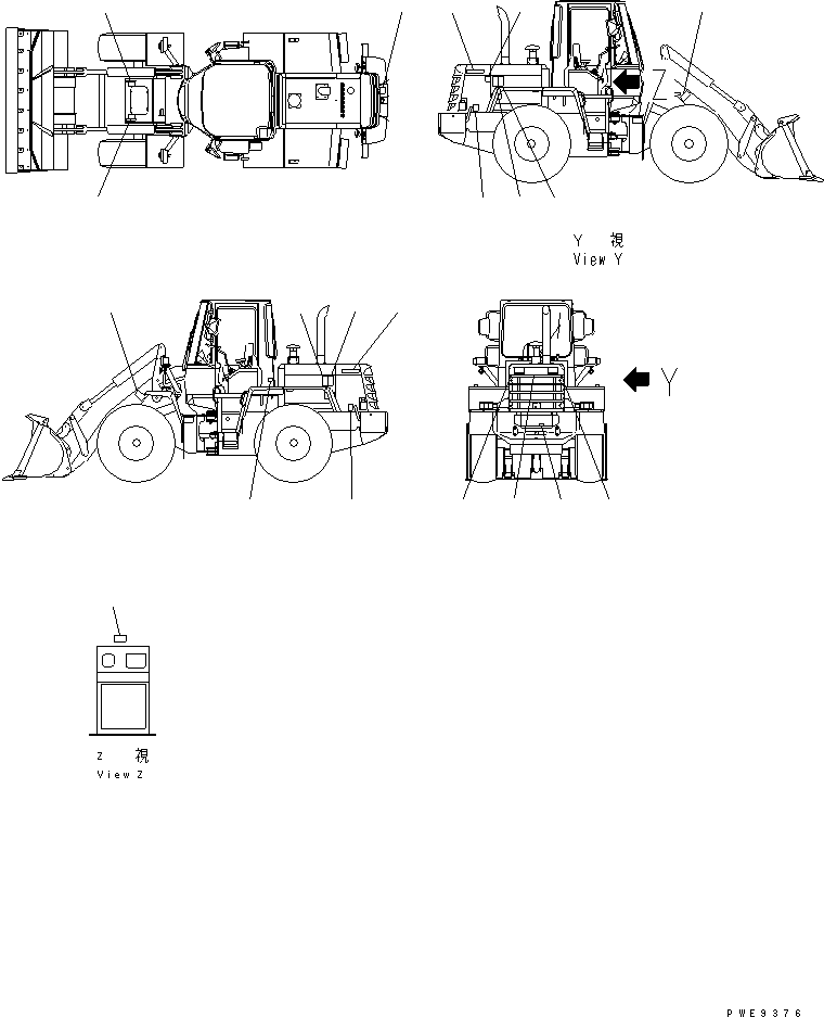 PLATE, MARK,WA180PT 417-U77-2110 KOMATSU