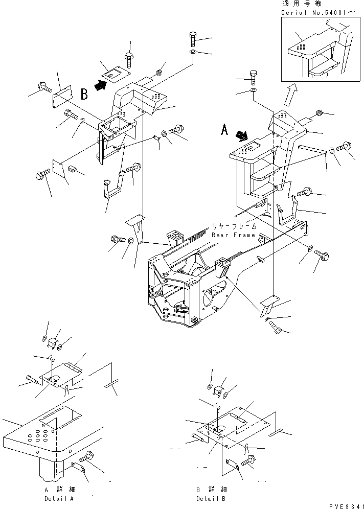 FLOOR,L.H. 423-54-24971 KOMATSU
