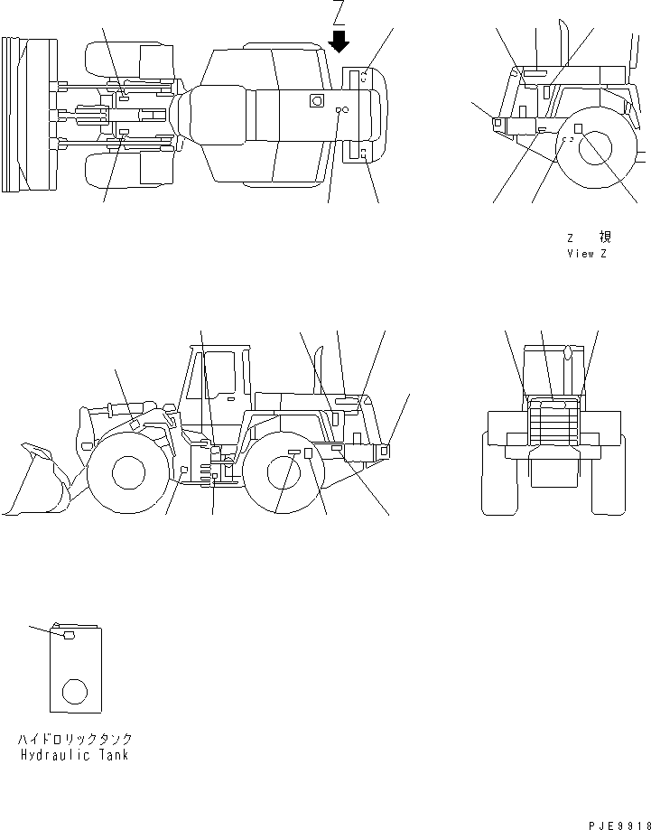 Табличка смазки 419-V06-2132 KOMATSU