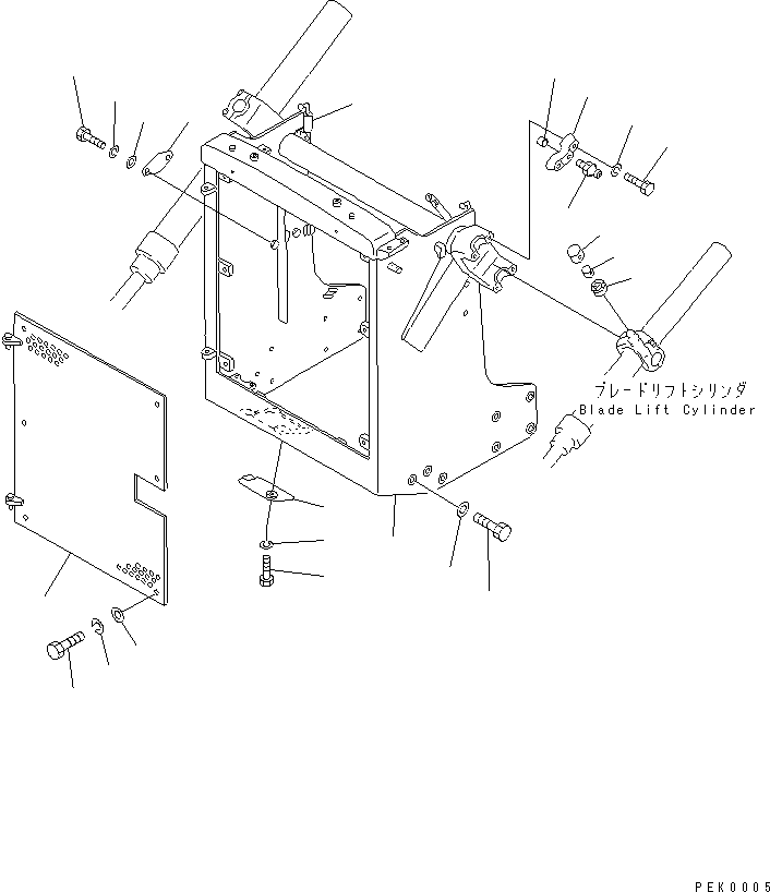 GUARD,RADIATOR (FOR M.A.P.T. DOZER) 134-A20-2680 KOMATSU