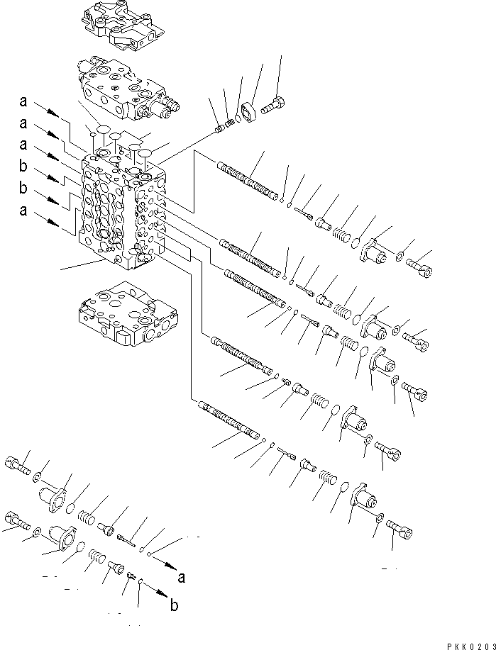 клапан в сборе 723-37-16100 KOMATSU