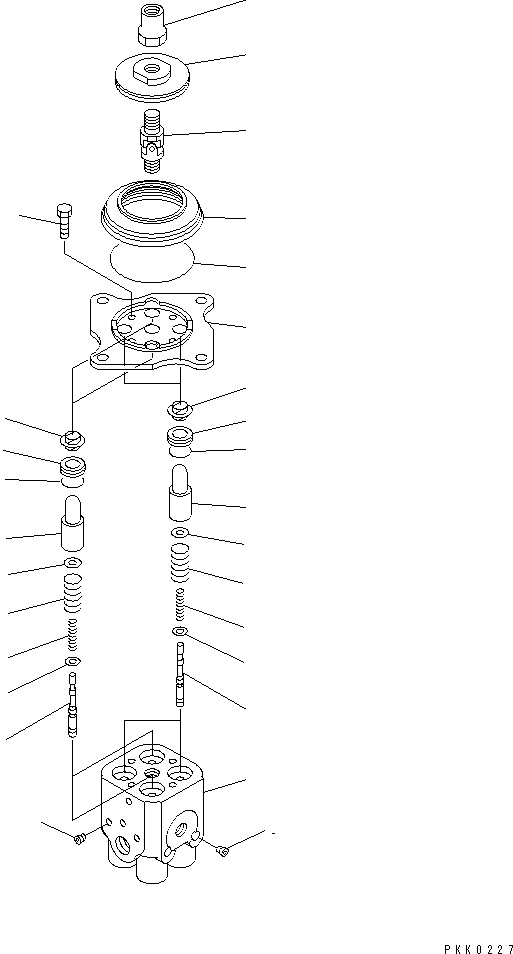 Корпус клапана 702-16-53251 KOMATSU