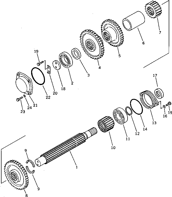 GEAR¤ 38 TEETH 130-14-64520 KOMATSU