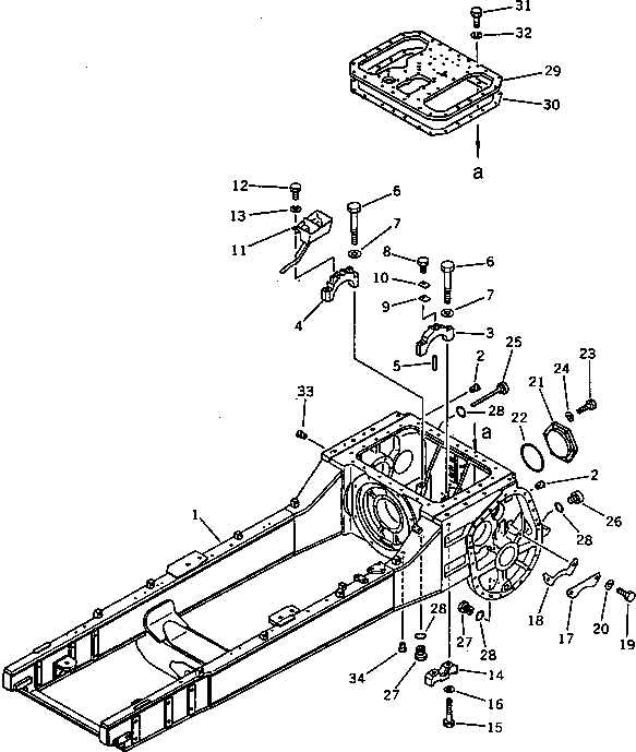STEERING CASE ASS'Y 130-21-00420 KOMATSU