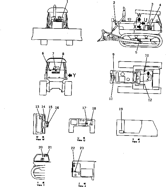 PLATE, MARK,MARK 09691-05502 KOMATSU