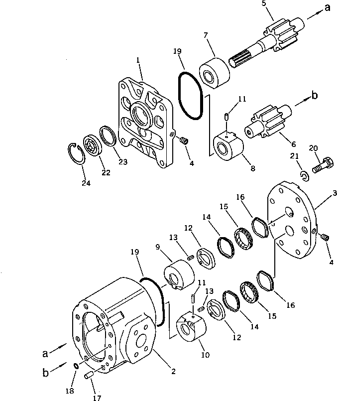 PUMP ASS'Y (KAR80) 704-12-38100 KOMATSU