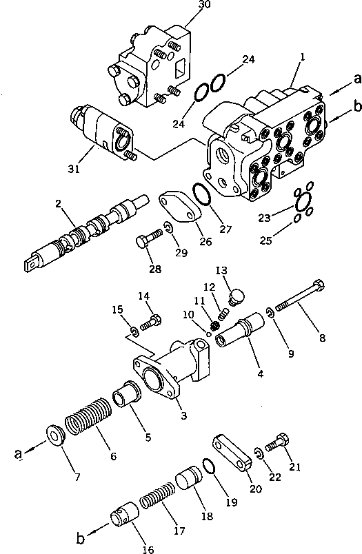 клапан в сборе (701-21-62000) KOMATSU